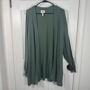 St. John's Bay Sage Green Cardigan